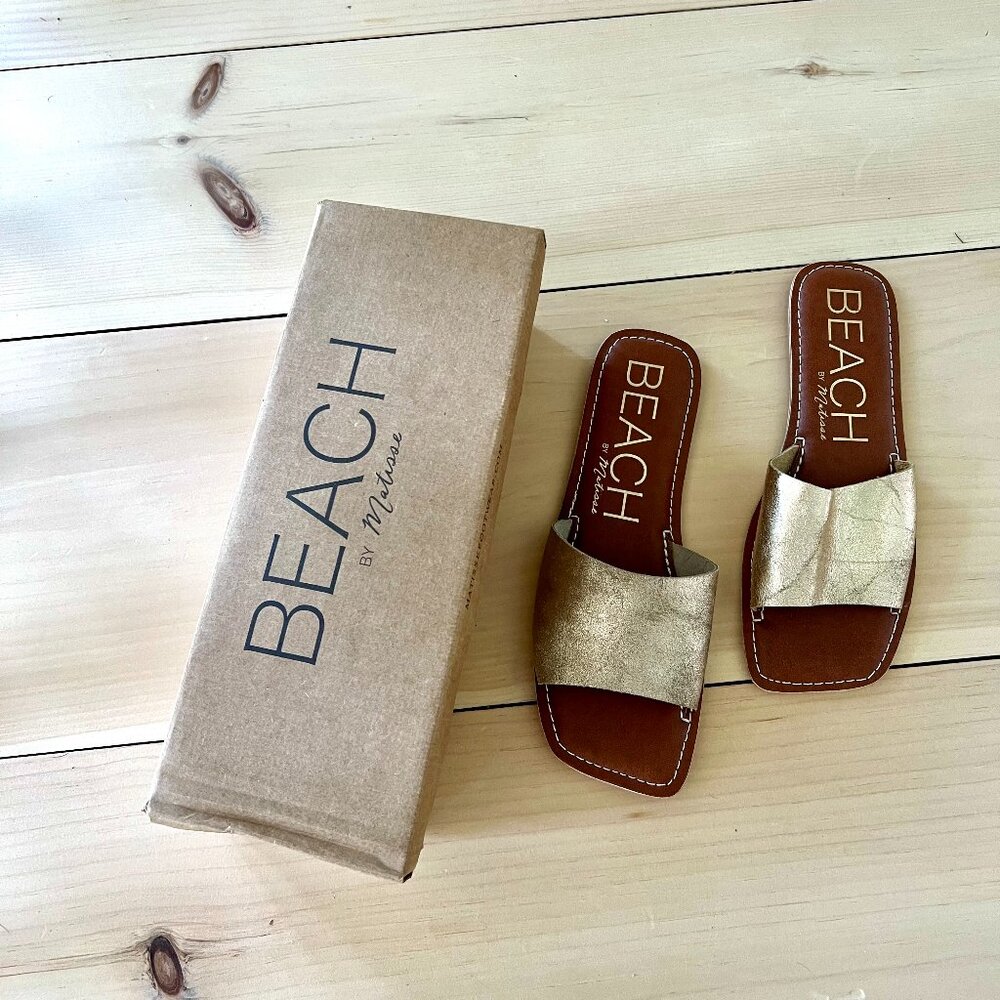 Bali Slide sandal Beach by Matisse Gold